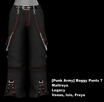Second Life Marketplace - [Punk Army] Baggy Pants 7